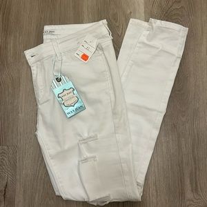 WAX JEAN Skinny Regular Rise White